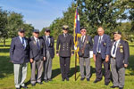 HMS Gambia Association reunion at the HMS Gambia Memorial at the National Memorial Arboretum, Alrewas, Staffordshire on September 14, 2019