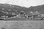 HMS Newfoundland at Hong Kong circa 1953