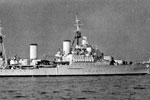 HMS Gambia in 1954