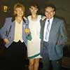 Eddie Gouarne, wife and daughter Anne in the late 1990s. Photo from Anne Irvine.