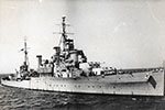 HMS Gambia in 1950. Photo from Anne Irvine.