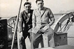 Jock Wilson and Eddie Gouarne. Photo from Anne Irvine.