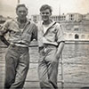 Onboard HMS Gambia at Malta. Photo from Anne Irvine.