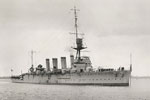HMAS Adelaide which was launched in Sydney on 27 July 1918 and completed on 31 July 1922. Australian War Memorial H17503