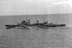 HMS Birmingham, a Southampton class cruiser August, 1942. Imperial War Museums A 12924