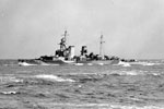 HMS Frobisher at sea. March, 1942. Photo: Lt. L. C. Priest. Imperial War Museum A 8062