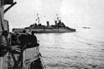 HMS Nigeria was torpedoed by the Italian submarine Axum on Agust 12, 1942. 52 men were killed but the ship did make it back to Gibraltar before being sent to the US for repairs.