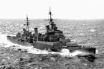 HMS Sheffield during WWII. Imperial War Museums Fl1938