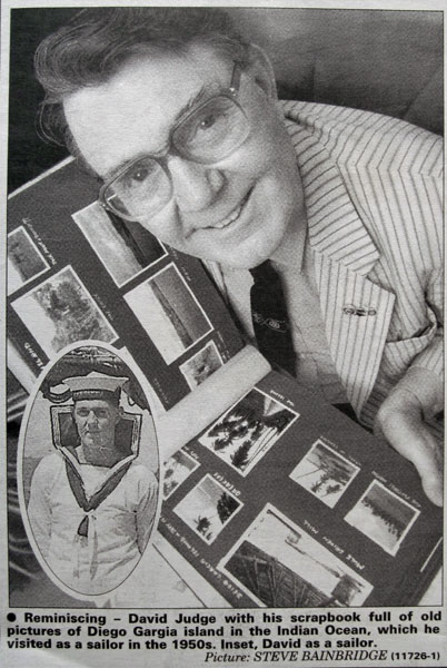 The cover of David Judge's memoirs