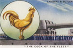 A Lambert and Butler cigarette card from 1938 showing and descibing the Cock of the Fleet. New York Public Library Digital Collections B15262620