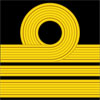 Lieutenant Commander (Lt. Cdr.) sleeve. Image: Sodacan. Wikimedia Commons CC BY-SA 4.0