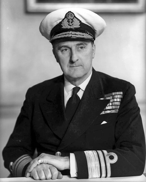 Admiral Sir Maurice James Mansergh KCB CBE in 1951