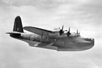 A Short Sunderland Mk II flying boat of 10 Squadron, Royal Australian Air Force, used for reconnaissance and anti-U-boat duties during WWII