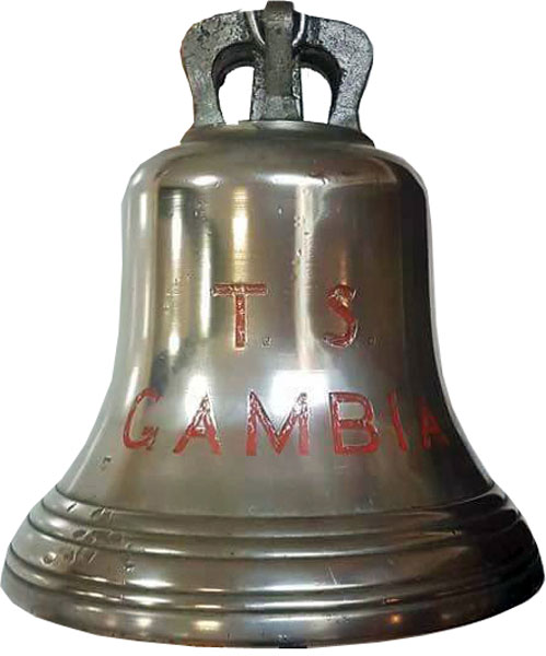 TS Gambia bell