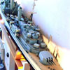 Rosyth dockyard apprentices 1953 model of HMS Gambia. Picture by Sheila Best.