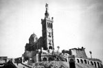 Notre-Dame de la Garde, Marseille, France in 1950. Photo from my dad's albums.