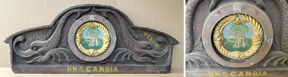 Captains gig seatback crest