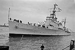 HMS Gambia at Rotterdam on November 21, 1960. Photo: Dutch National Archives, 911-8084