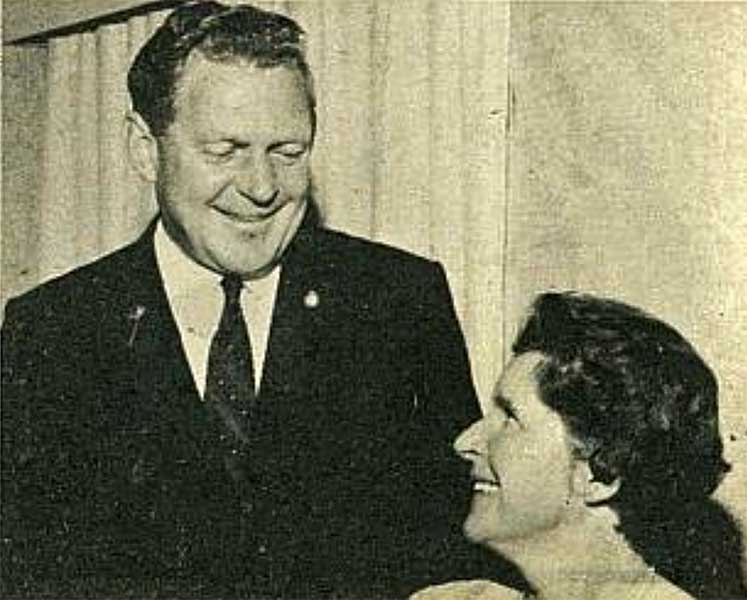 Bob and his wife's Silver Wedding Anniversary in 1969