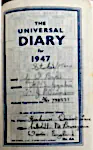 William Baker's diary