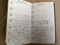 William Baker's diary